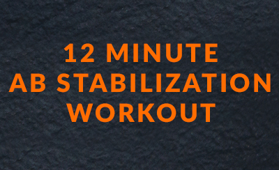 12 minute ab stabilization workout