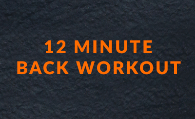 12 minute back workout