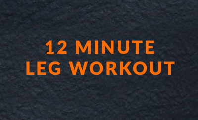 12 minute leg workout