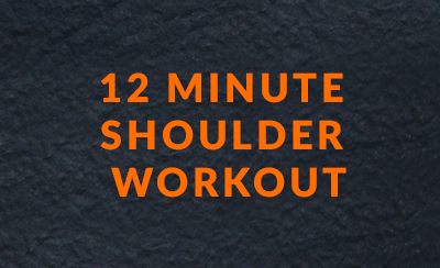 12 minute shoulder workout